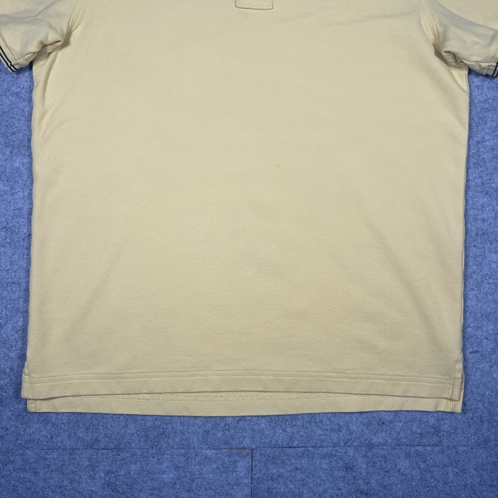 Psycho Bunny Polo Shirt Men Size 5 medium Yellow Pima Cotton Short Sleeve Preppy - Picture 2 of 16